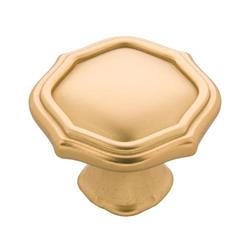 Picture of Belwith-Keeler B076137-BGB 1.5 in. Trellis Cabinet Knob&#44; Brushed Golden Brass - Pack of 10