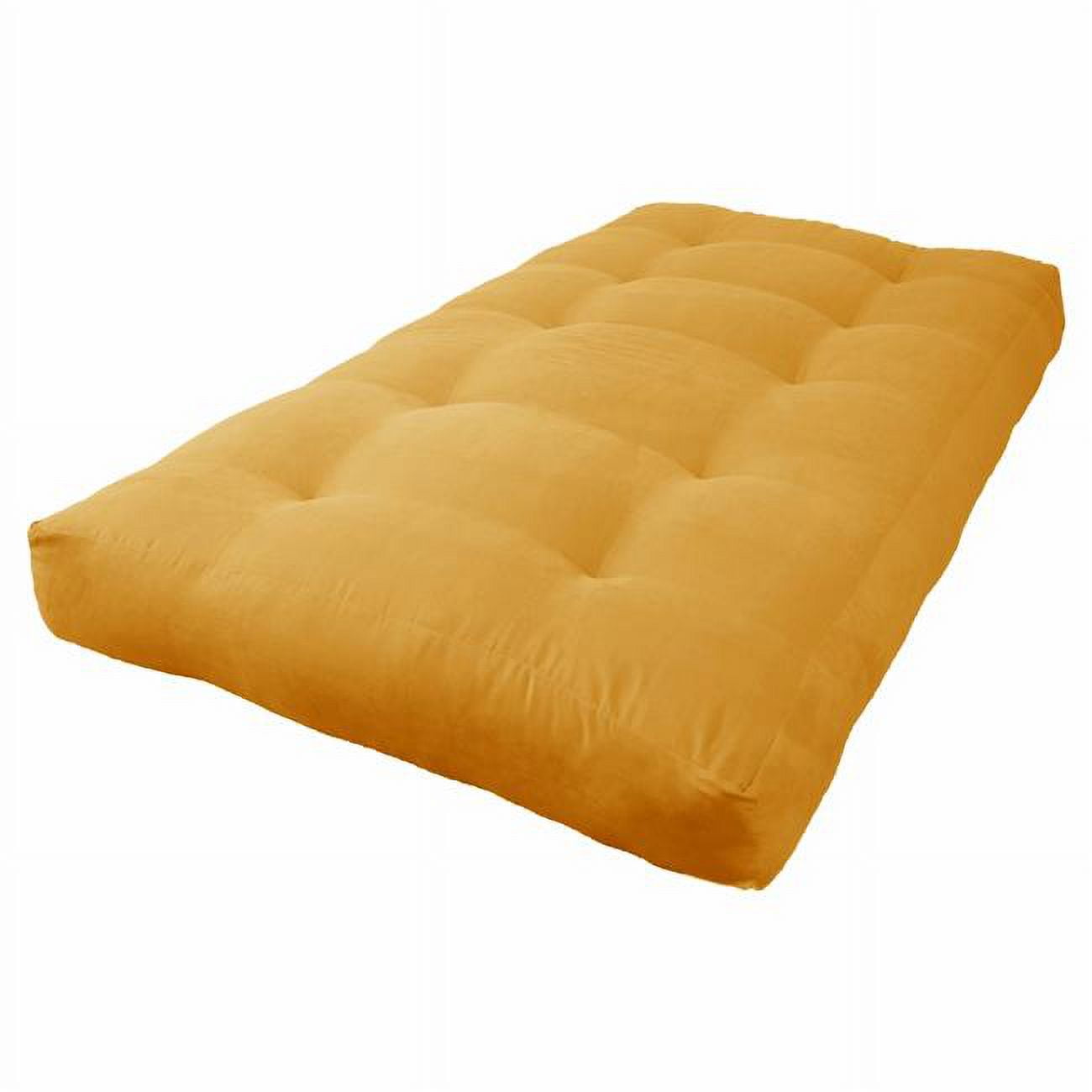 Picture of Blazing Needles 9601-B-MS-LM 7 in. Vitality Microsuede Twin Size Futon Mattress&#44; Lemon
