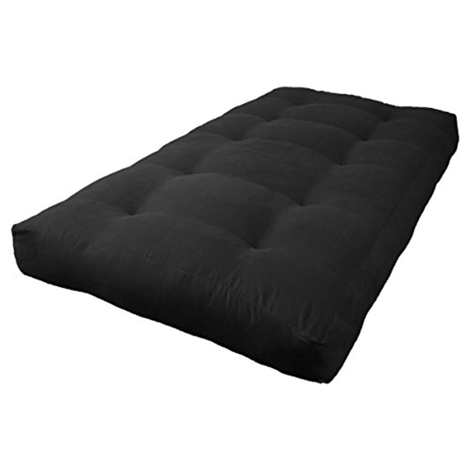 Picture of Blazing Needles 9601-B-MS-SB 7 in. Vitality Microsuede Twin Size Futon Mattress&#44; Saddle Brown