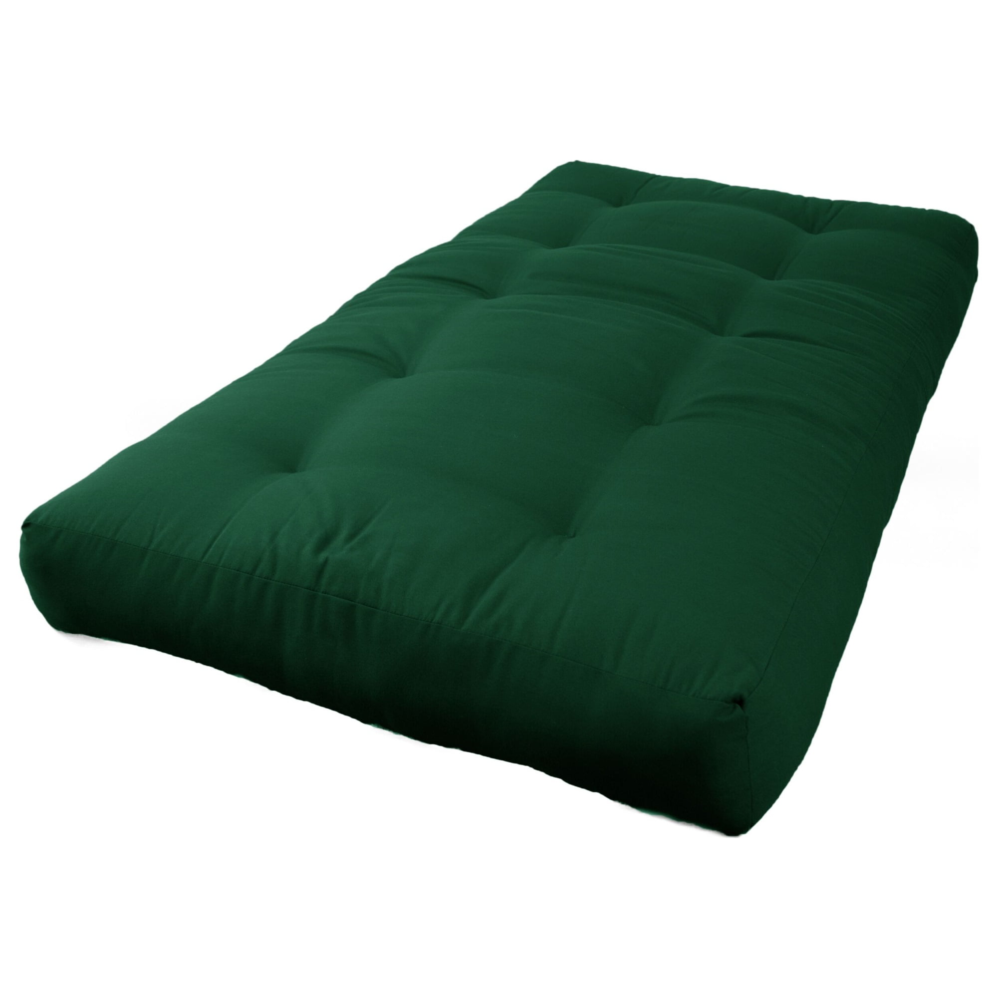 Picture of Blazing Needles 9601-B-TW-FG 7 in. Renewal Twill Twin Size Futon Mattress, Forest Green