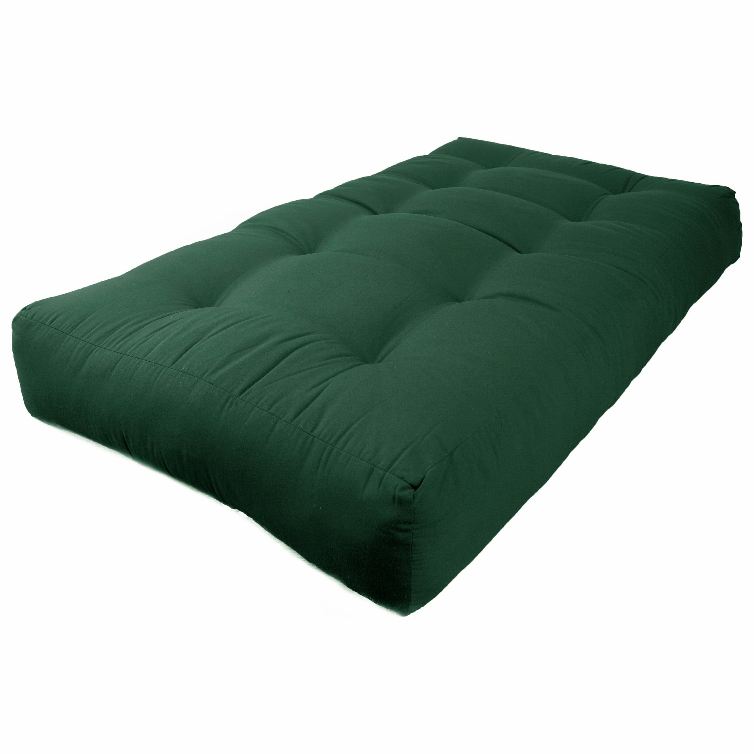 Picture of Blazing Needles 9602-B-TW-FG 9 in. Renewal Twill Twin Size Futon Mattress, Forest Green