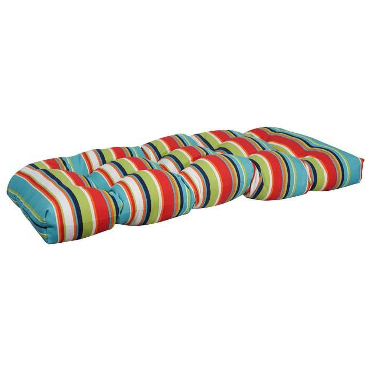 Picture of Blazing Needles 93180-LS-JO17-28 42 x 19 in. U-Shaped Patterned Spun Polyester Tufted Settee & Bench Cushion&#44; Benjamin Island