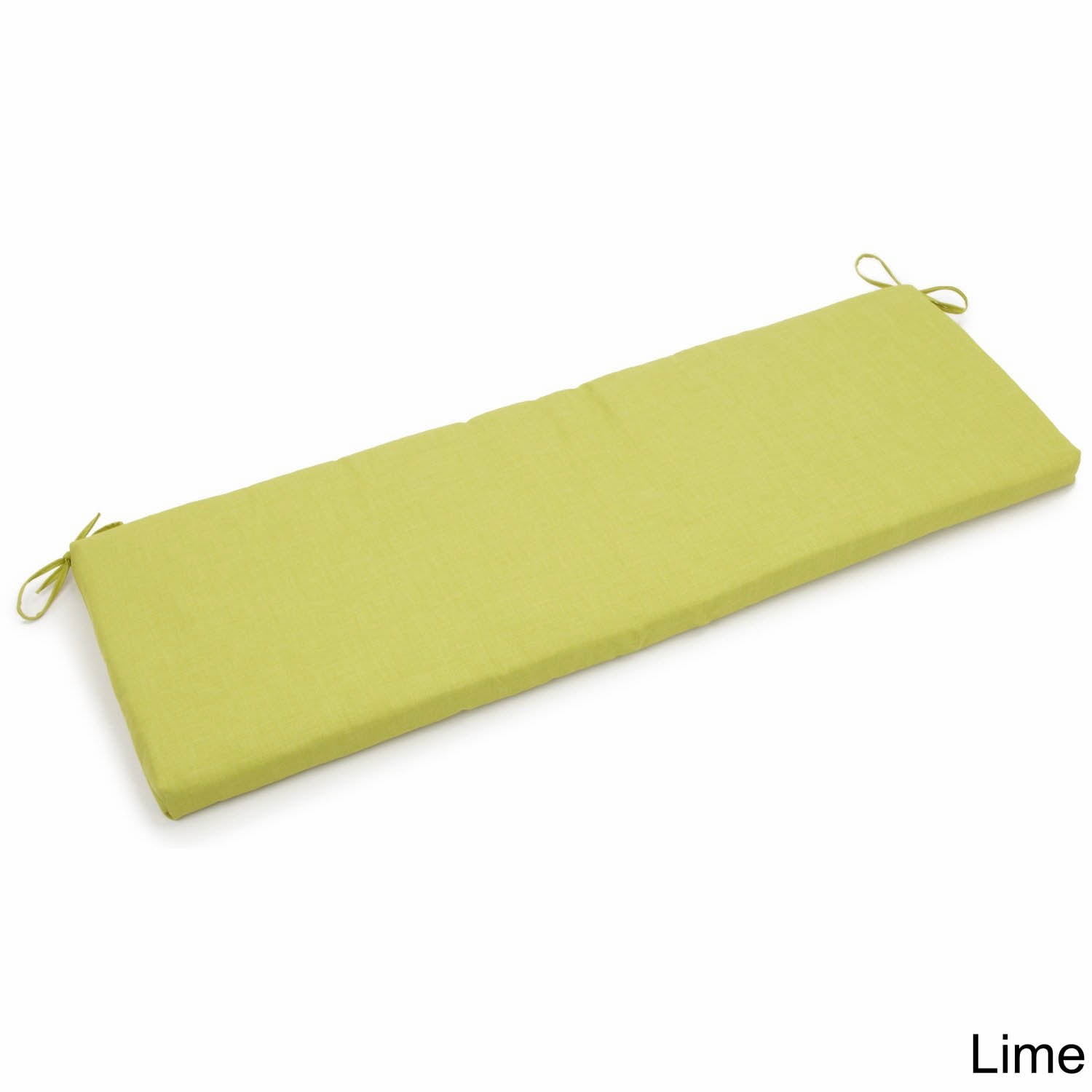 960X19-REO-SOL-01 60 x 19 in. Solid Outdoor Spun Polyester Bench Cushion, Lime