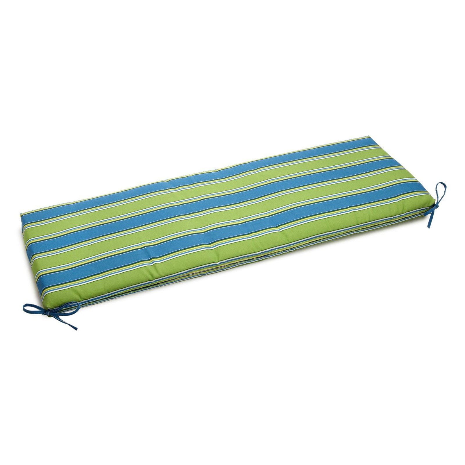 57 x 19 in. Patterned Outdoor Spun Polyester Bench Cushion, Haliwell Caribbean