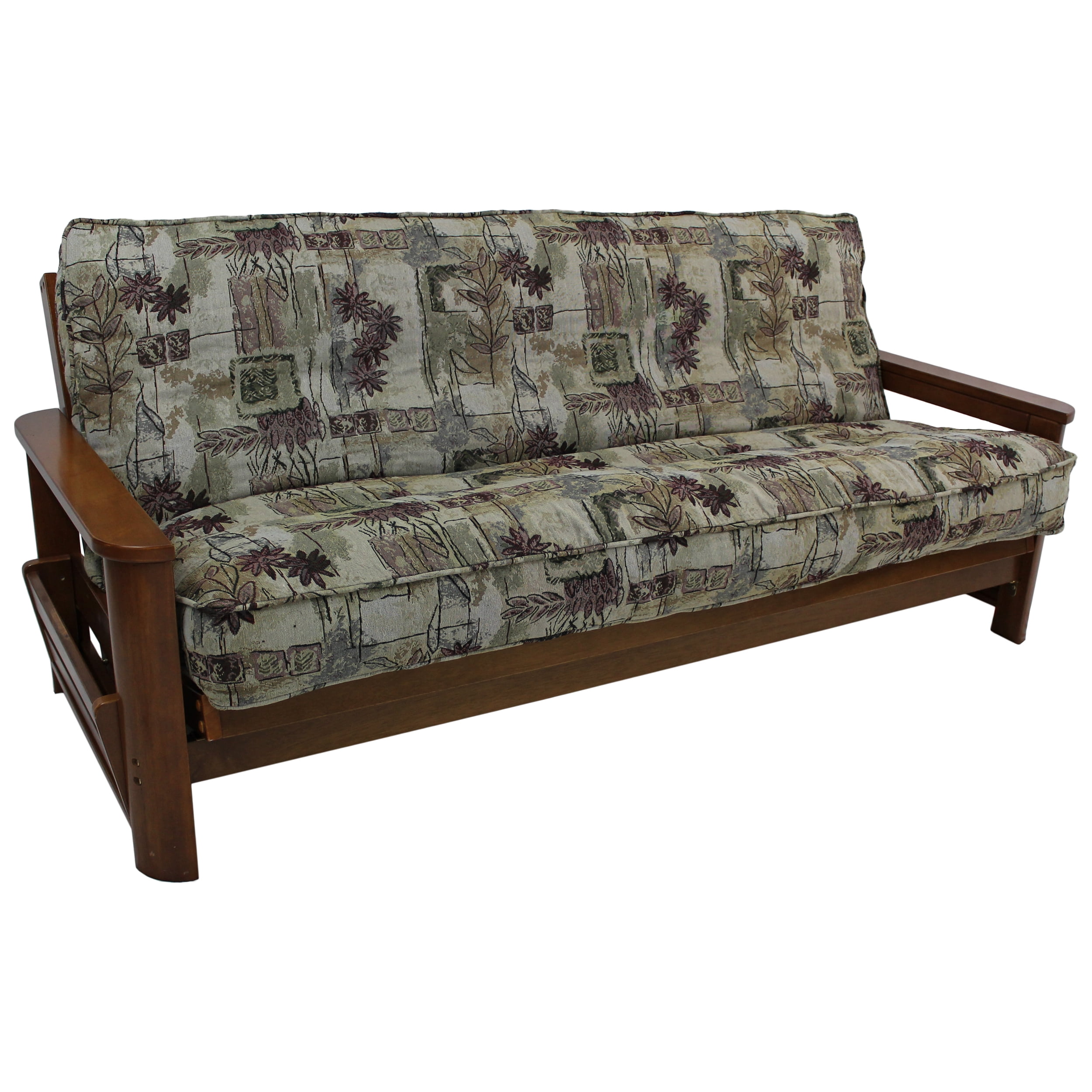 9687-CD-TP-59 8 to 9 in. Patterned Tapestry Double Corded Full Futon Cover, Japanese Gardens