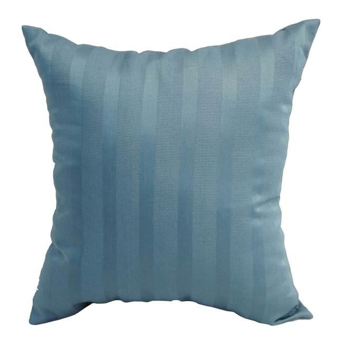 9910-S1-ID-024 17 in. Jacquard Throw Pillows with Inserts, Shimmer Ocean