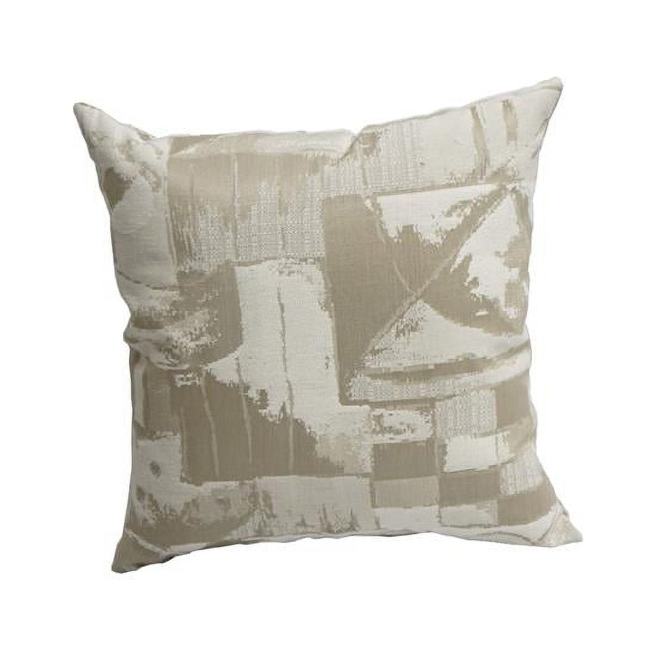 9910-S1-ZP-ID-048 Soft Jacquard Indoor Throw Pillows, Getty Globe