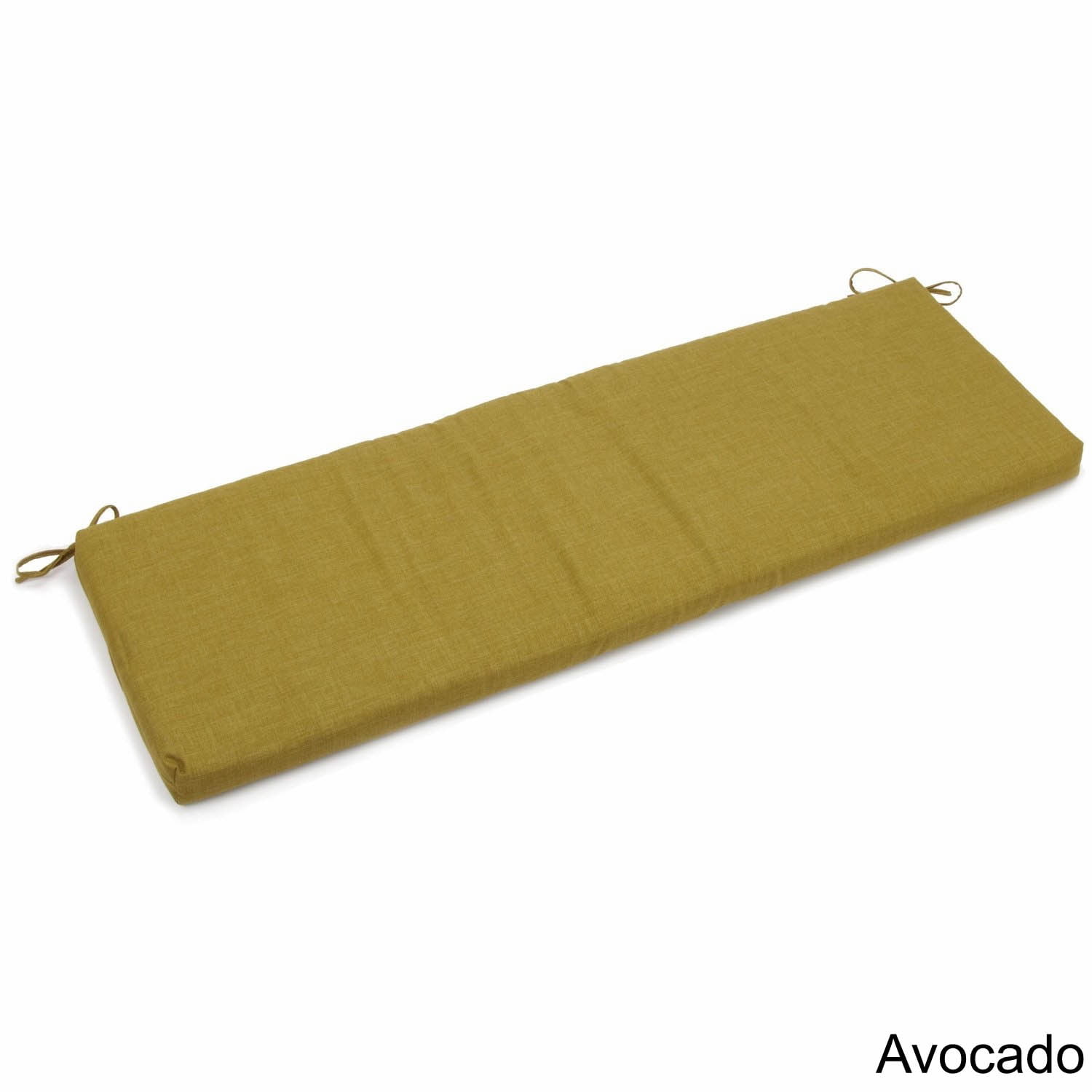 960X19-REO-SOL-02 60 x 19 in. Solid Outdoor Spun Polyester Bench Cushion, Avocado