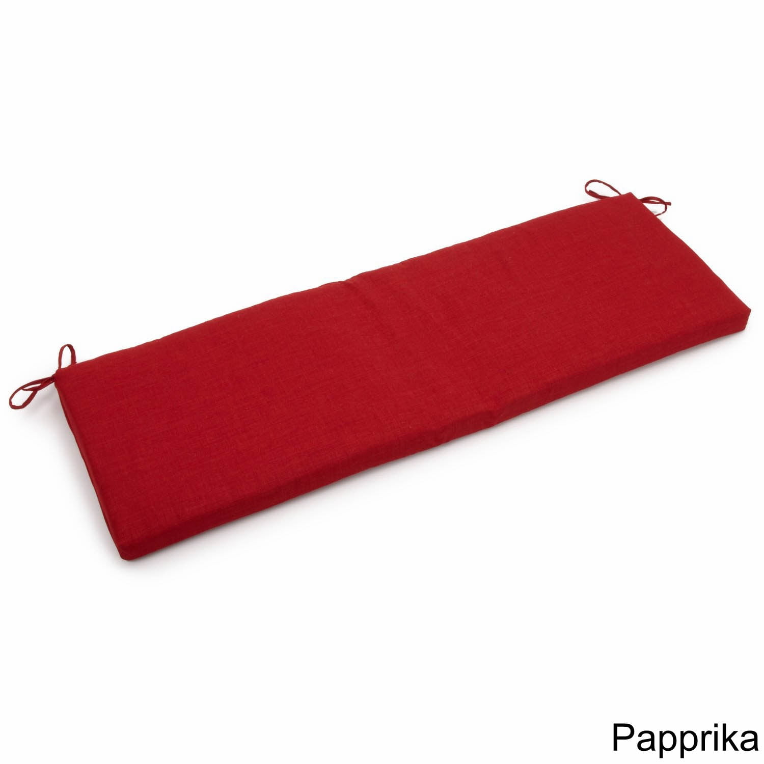 960X19-REO-SOL-04 60 x 19 in. Solid Outdoor Spun Polyester Bench Cushion, Paprika
