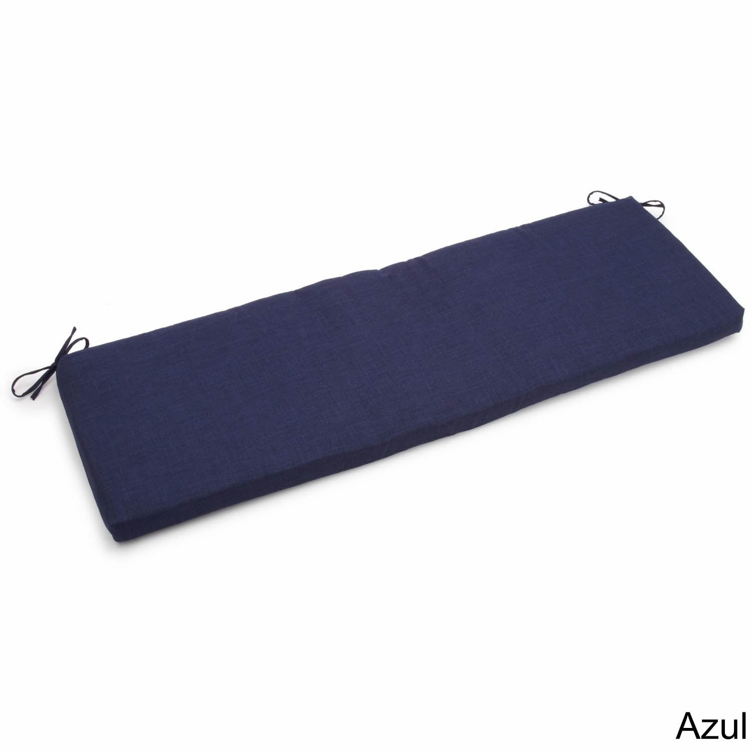 960X19-REO-SOL-05 60 x 19 in. Solid Outdoor Spun Polyester Bench Cushion, Azul