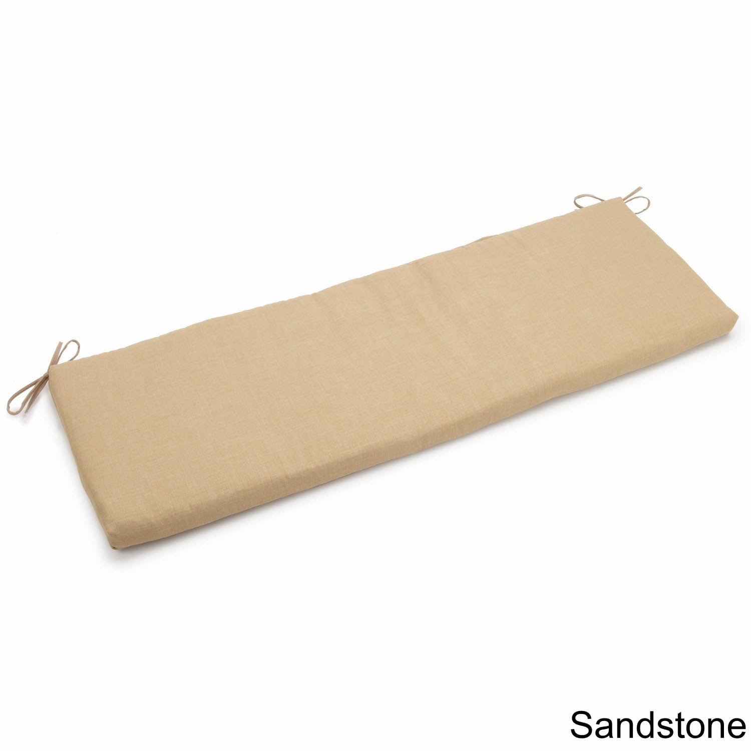960X19-REO-SOL-07 60 x 19 in. Solid Outdoor Spun Polyester Bench Cushion, Sandstone