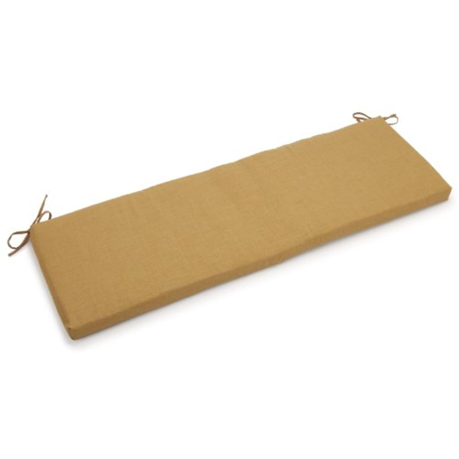 960X19-REO-SOL-08 60 x 19 in. Solid Outdoor Spun Polyester Bench Cushion, Wheat