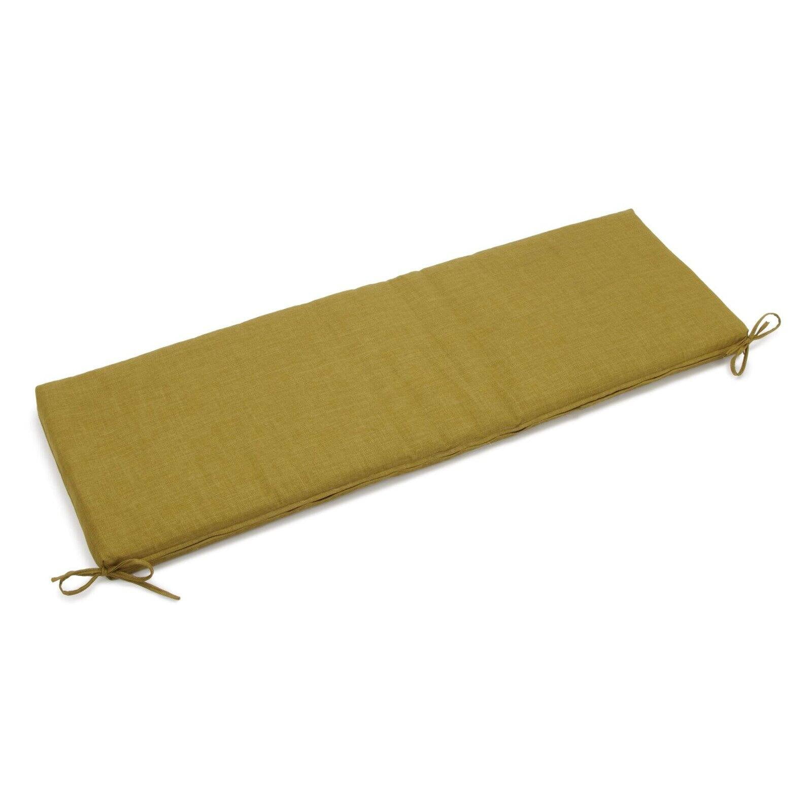 963X19-REO-SOL-02 63 x 19 in. Solid Outdoor Spun Polyester Bench Cushion, Avocado