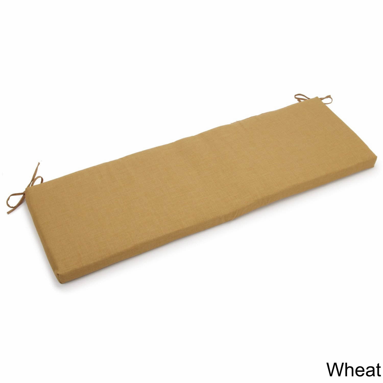 963X19-REO-SOL-08 63 x 19 in. Solid Outdoor Spun Polyester Bench Cushion, Wheat