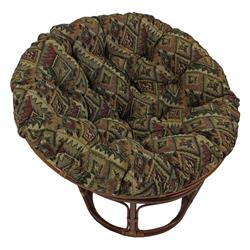 Picture of Blazing Needles 93312-TP-54 44 in. Patterned Tapestry Papasan Cushion&#44; San Carlos