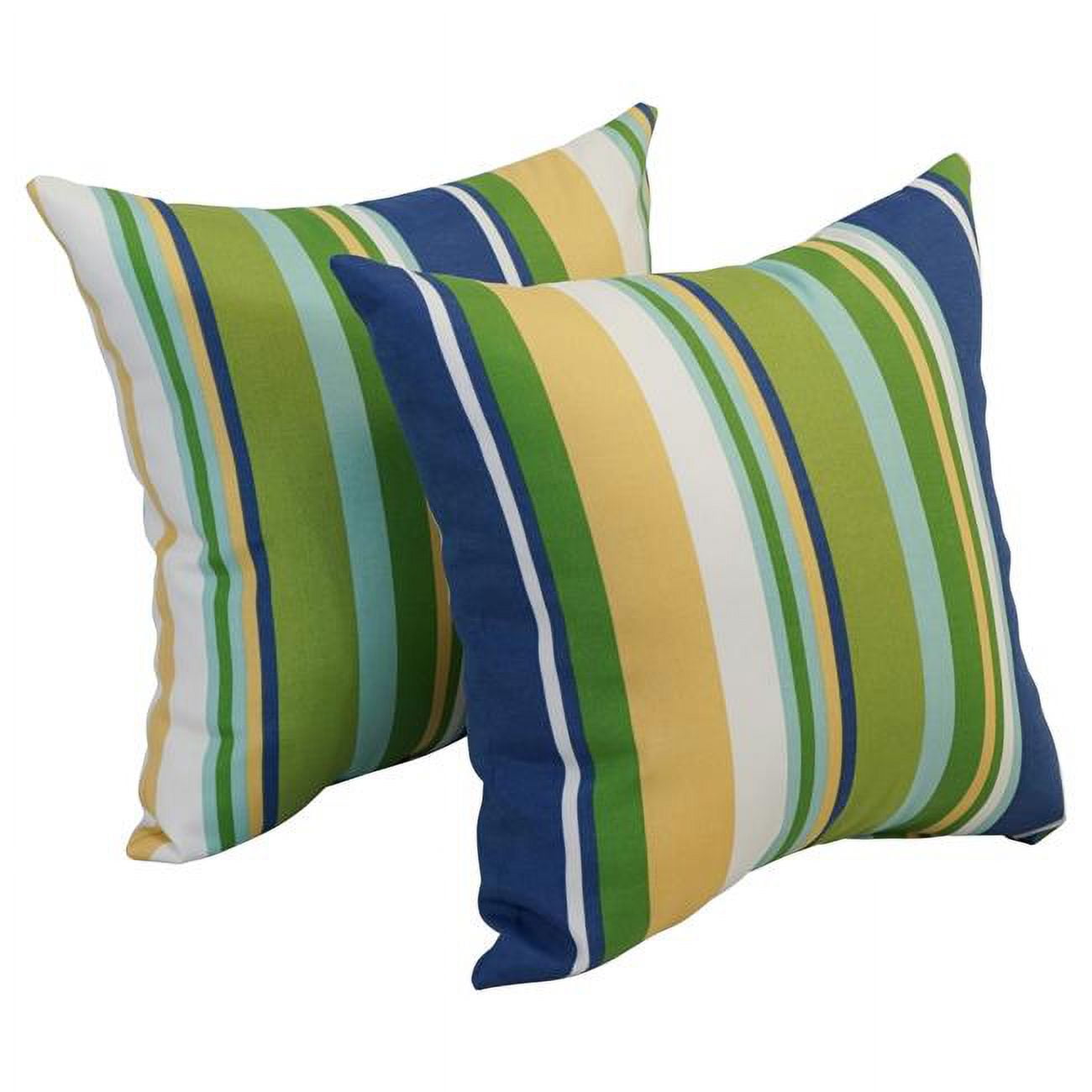 9910-S2-OD-172 17 in. Square Polyester Outdoor Throw Pillows, Mccoury Pool - Set of 2