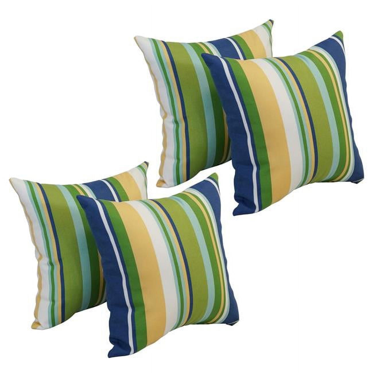 17 in. Square Polyester Outdoor Throw Pillows, Mccoury Pool - Set of 4