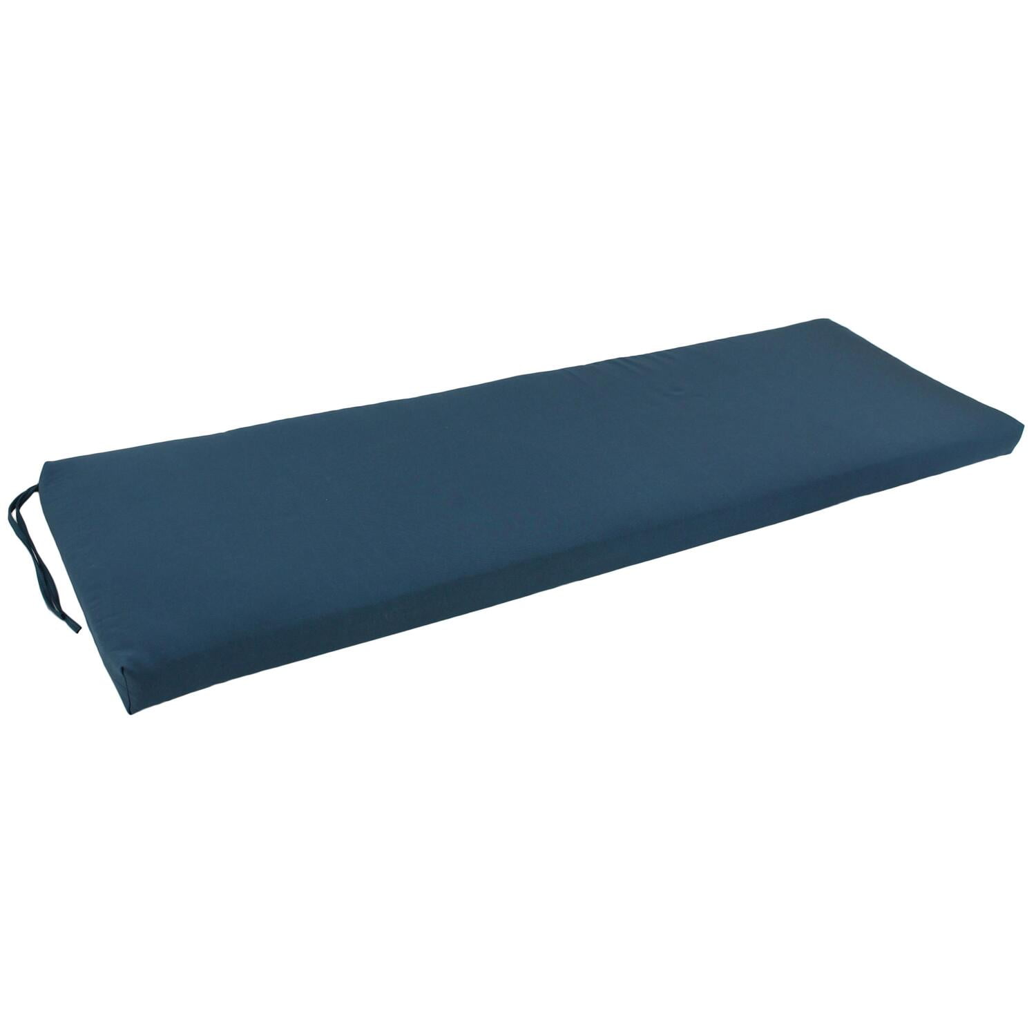 960X19-TW-IN 60 x 19 in. Solid Twill Bench Cushion, Indigo