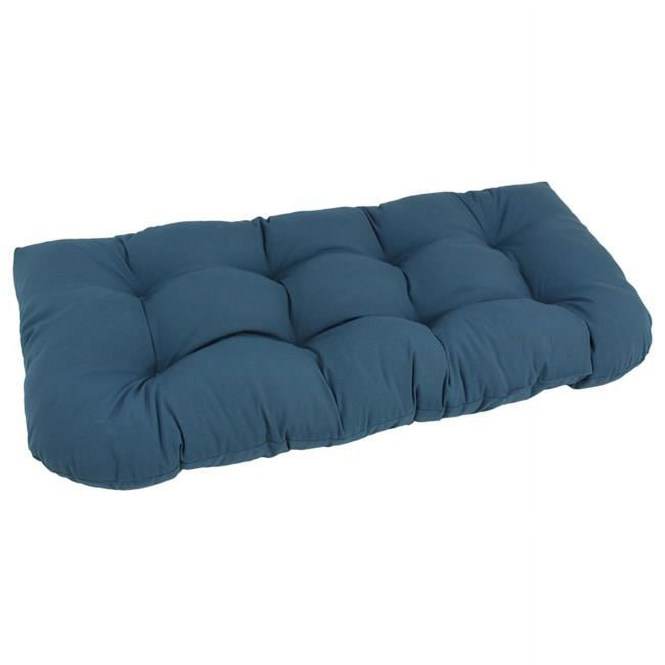 Picture of Blazing Needles 93180-LS-TW-IN 42 x 19 in. U-Shaped Twill Tufted Settee & Bench Cushion&#44; Indigo