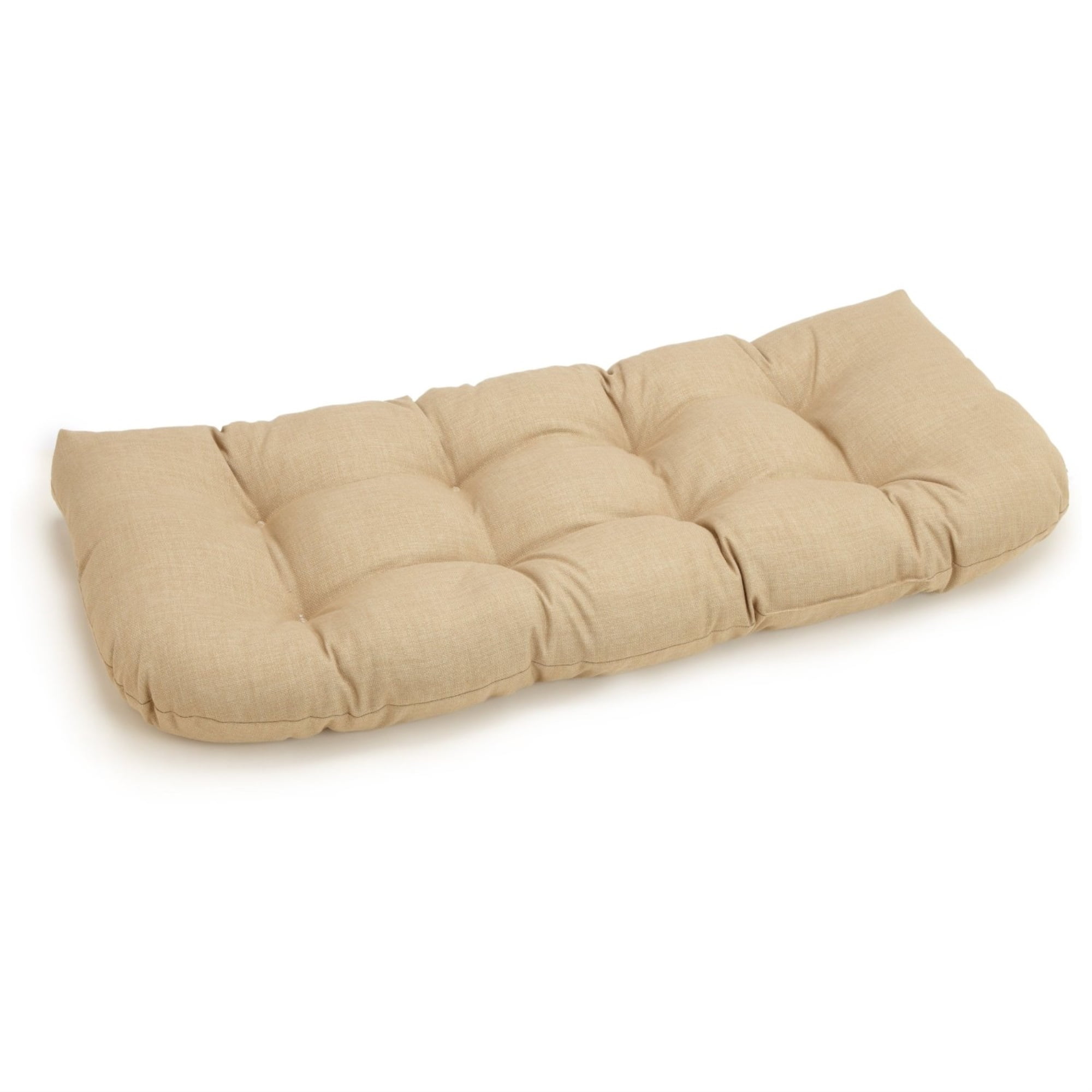 Picture of Blazing Needles 93180-LS-REO-SOL-07 42 x 19 in. U-Shaped Solid Spun Polyester Tufted Settee & Bench Cushion&#44; Sandstone