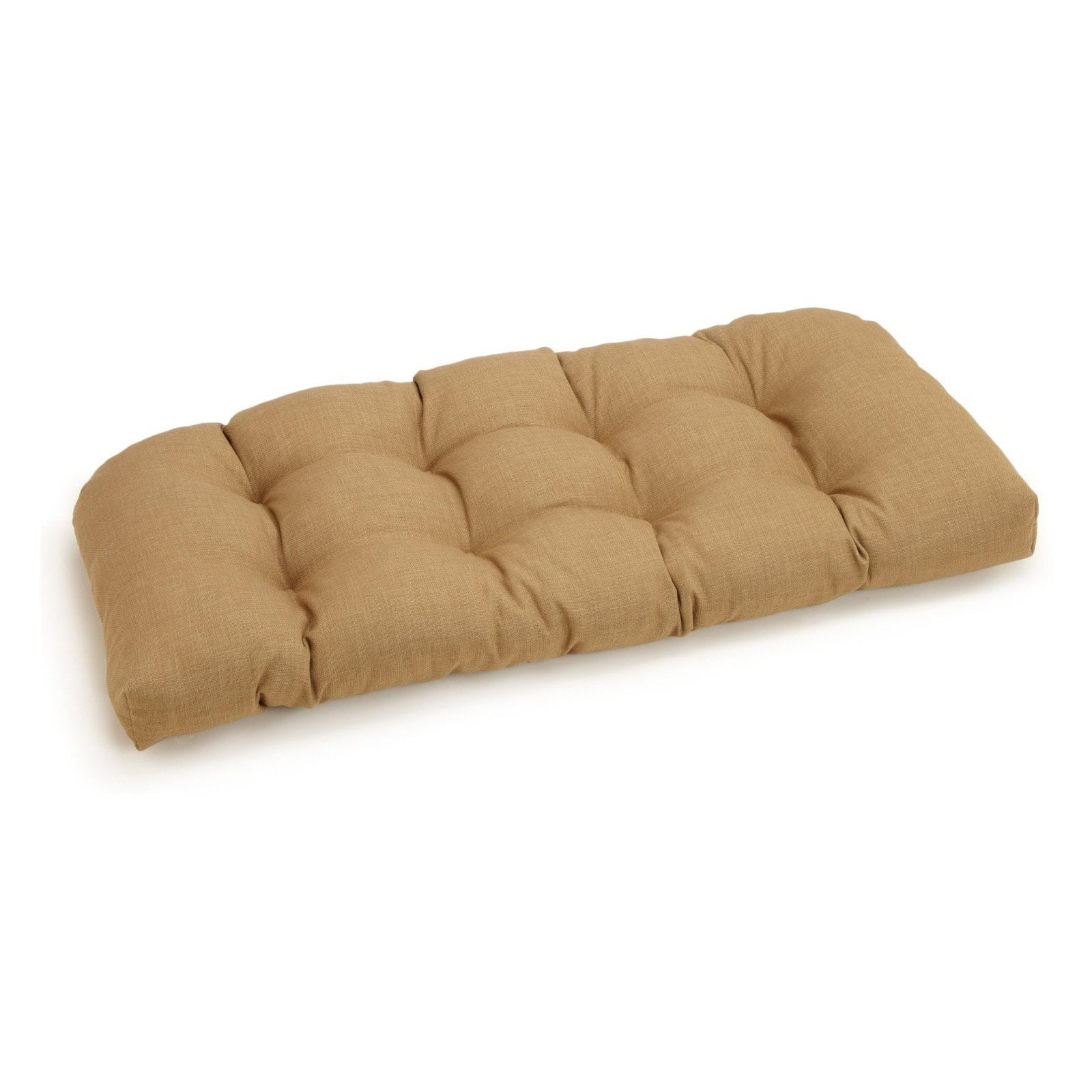 Picture of Blazing Needles 93180-LS-REO-SOL-08 42 x 19 in. U-Shaped Solid Spun Polyester Tufted Settee & Bench Cushion&#44; Wheat