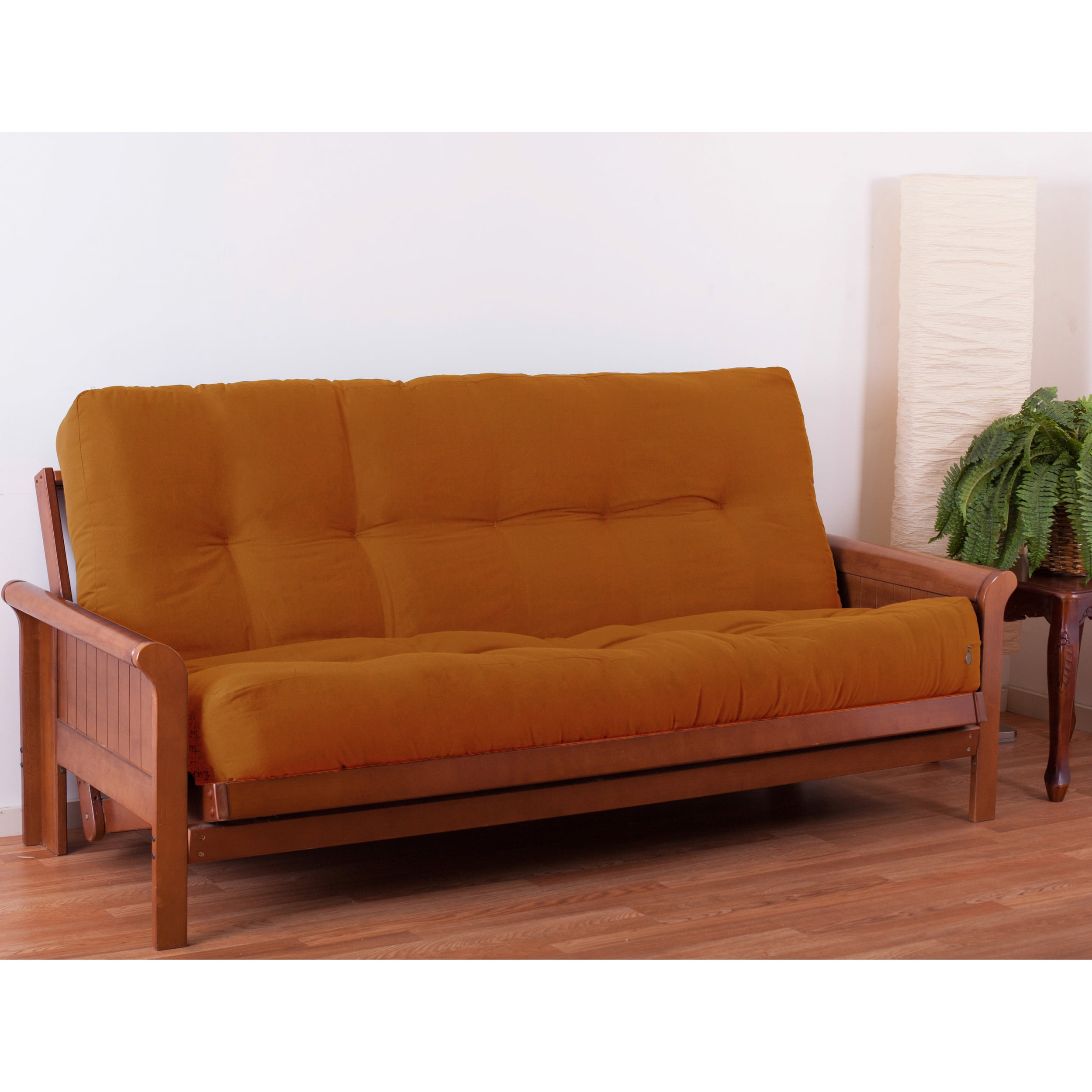 Picture of Blazing Needles 9607-B-TW-SP 9 in. Renewal Twill Full Size Futon Mattress&#44; Spice