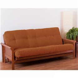 Picture of Blazing Needles 9612-TW-SP 8 in. Renewal Twill Queen Size Futon Mattress&#44; Spice