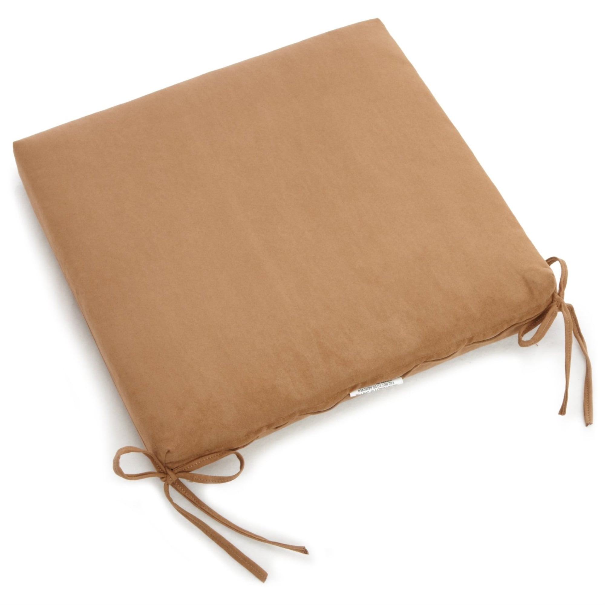 Picture of Blazing Needles 93454-1CH-MS-SB 20 x 19 in. Solid Microsuede Chair Cushion, Saddle Brown