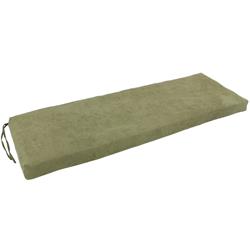 951X19-MS-SG 51 x 19 in. Solid Microsuede Bench Cushion, Sage Green