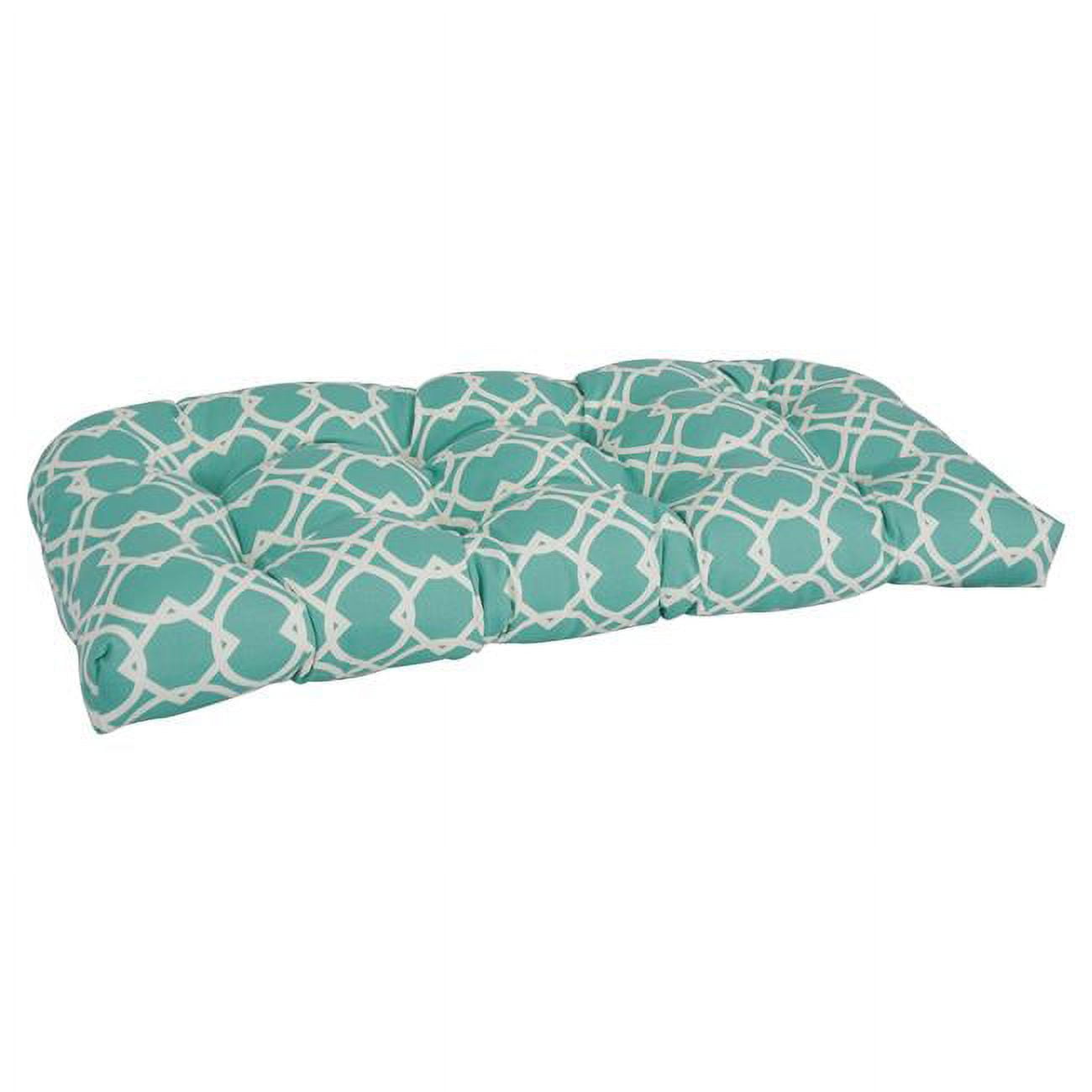 Picture of Blazing Needles 93180-LS-OD-144 42 x 19 in. U-Shaped Patterned Spun Polyester Tufted Settee & Bench Cushion&#44; Elipse Pool