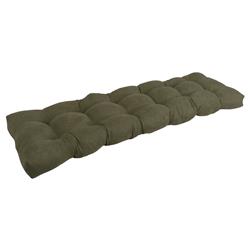 960X19BF-MS-HG 60 x 19 in. Tufted Solid Microsuede Bench Cushion, Hunter Green