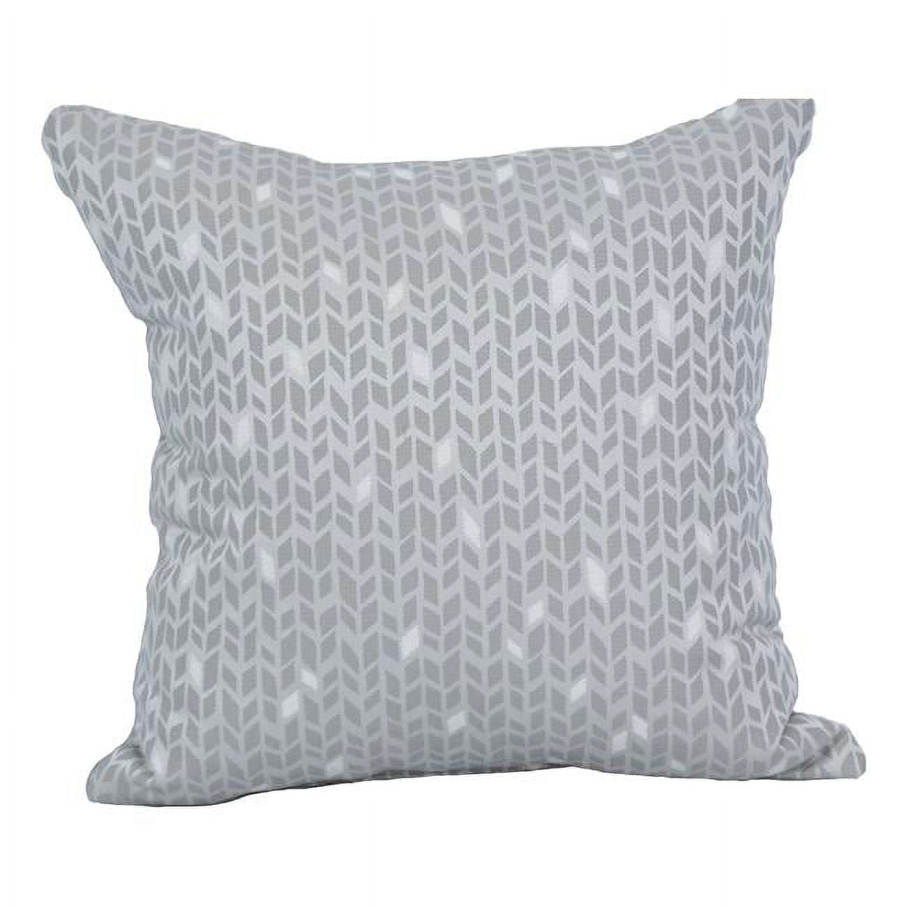 9910-S1-ID-079 17 in. Jacquard Throw Pillows with Inserts, Banyan Linen