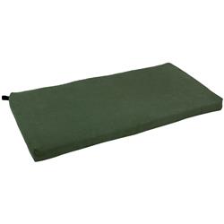 945X19-MS-HG 45 x 19 in. Solid Microsuede Bench Cushion, Hunter Green