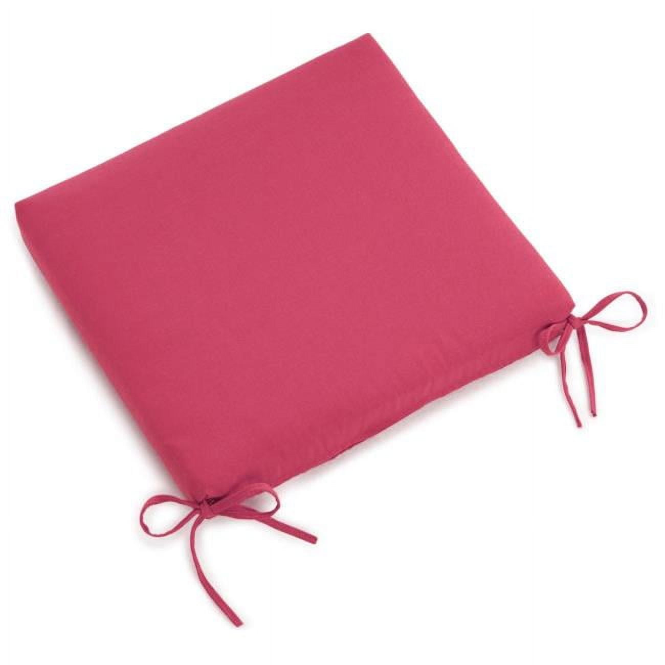 Picture of Blazing Needles 93454-1CH-TW-BB 20 x 19 in. Solid Twill Chair Cushion, Bery Berry