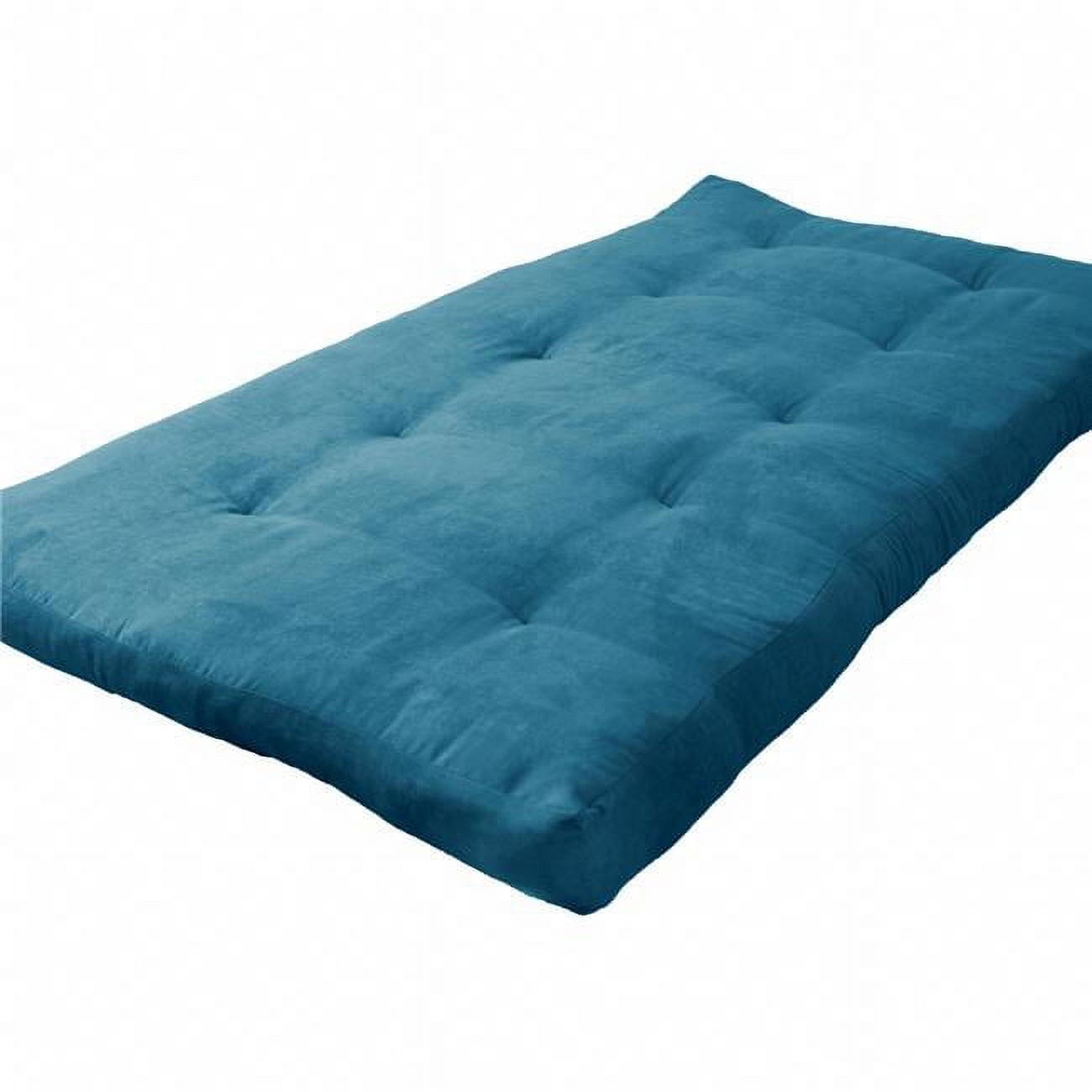 Picture of Blazing Needles 9601-MS-TL 6 in. Vitality Microsuede Twin Size Futon Mattress&#44; Teal