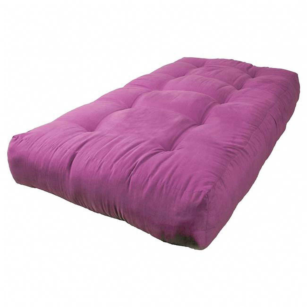 Picture of Blazing Needles 9602-B-MS-UV 9 in. Vitality Microsuede Twin Size Futon Mattress&#44; Ultra Violet