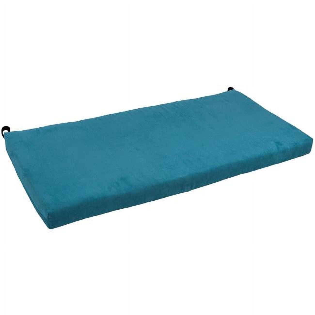948X19-MS-TL 48 x 19 in. Solid Microsuede Bench Cushion, Teal