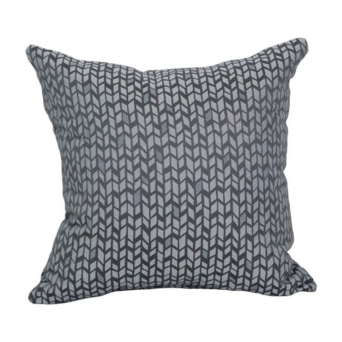 9910-S1-ID-082 17 in. Jacquard Throw Pillows with Inserts, Banyan Timber