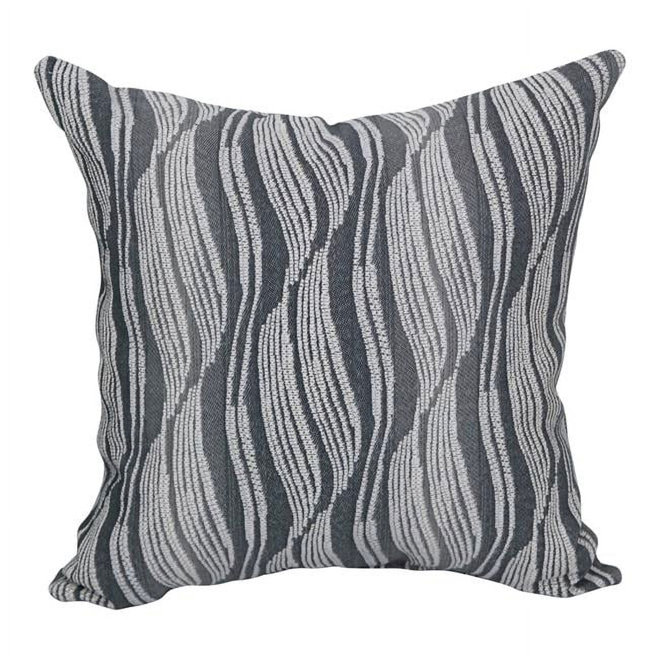 9910-S1-ID-084 17 in. Jacquard Throw Pillows with Inserts, Clove Minera