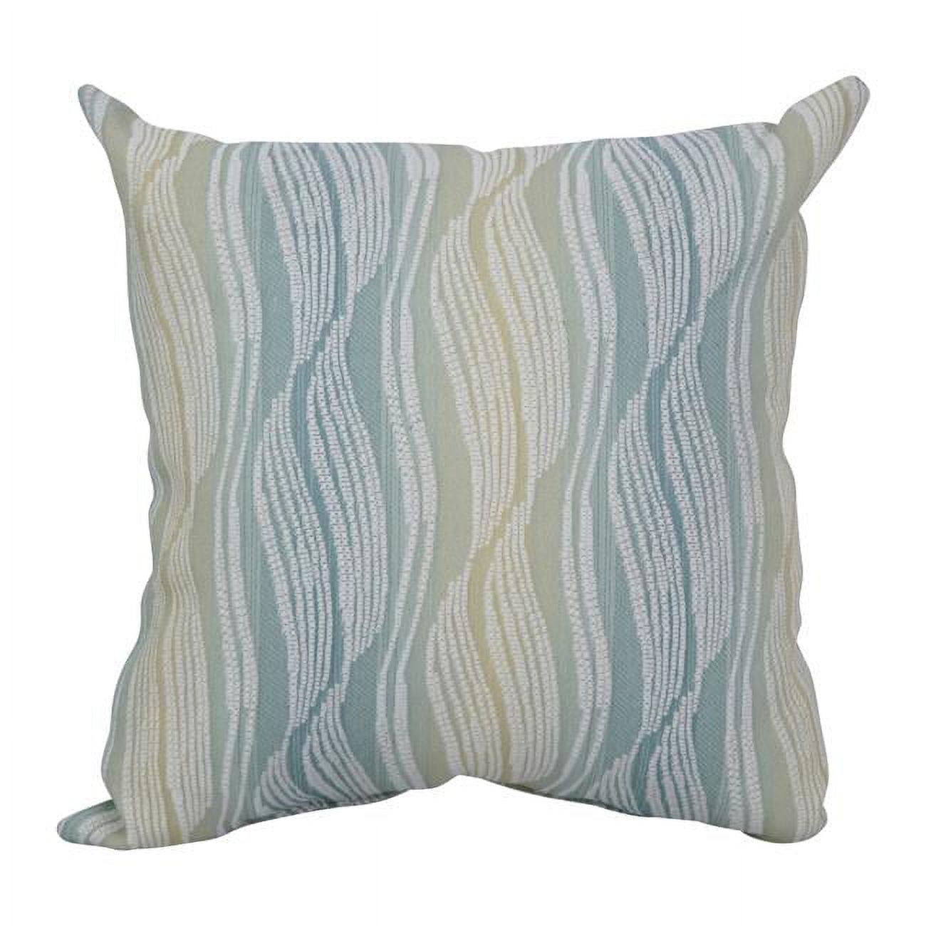 9910-S1-ID-086 17 in. Jacquard Throw Pillows with Inserts, Clove Seagla