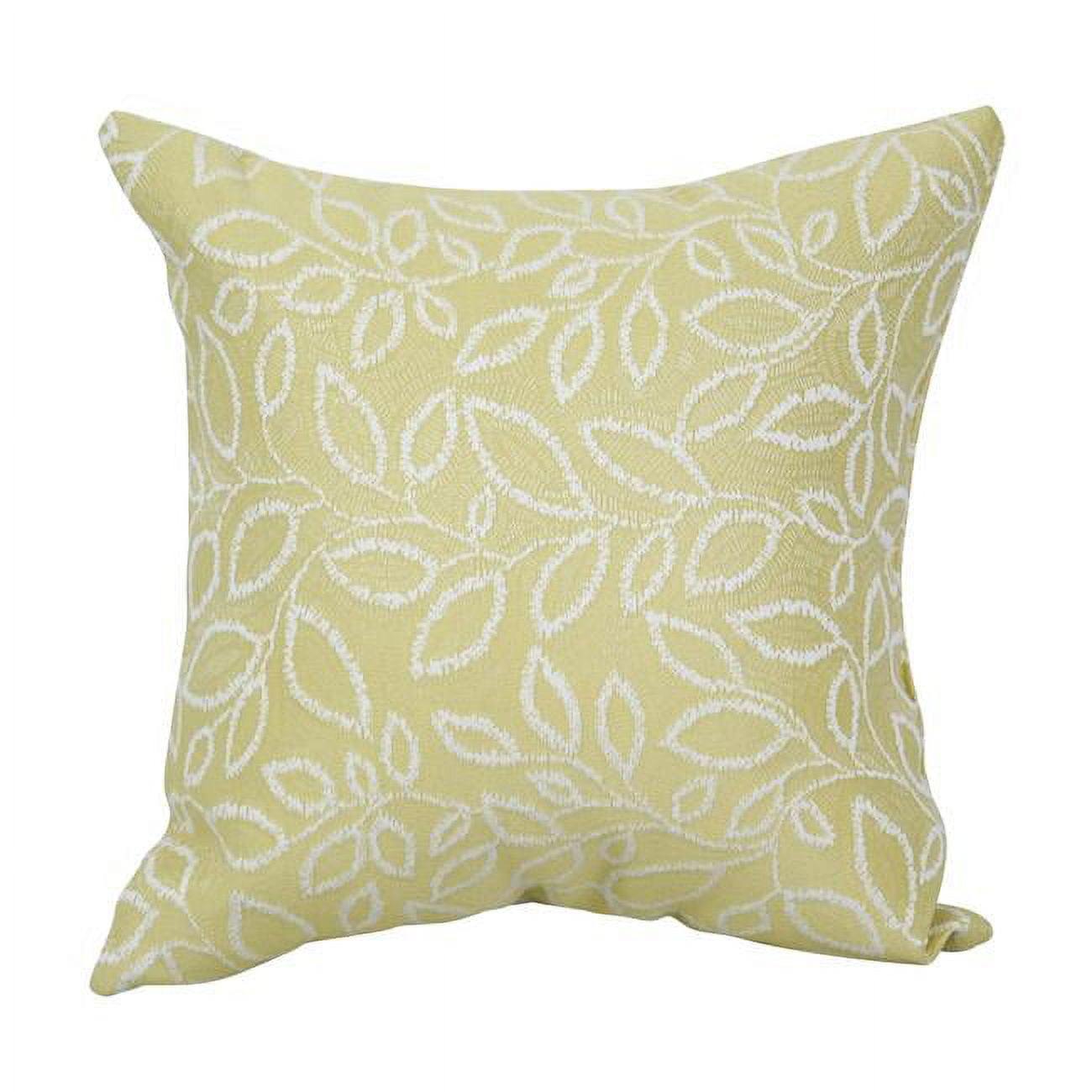 9910-S1-ID-094 17 in. Jacquard Throw Pillows with Inserts, Florian Pineap