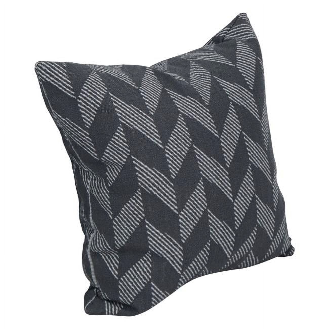 9910-S1-ID-097 17 in. Jacquard Throw Pillows with Inserts, Gannawls Paveme