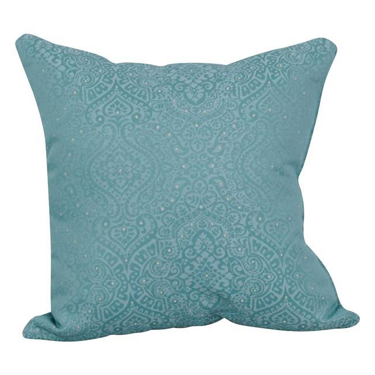 9910-S1-ID-113 17 in. Jacquard Throw Pillows with Inserts, Mabul Spa