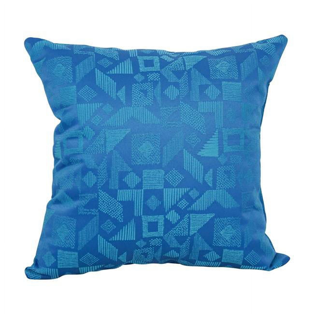 9910-S1-ID-117 17 in. Jacquard Throw Pillows with Inserts, Nina Skippe