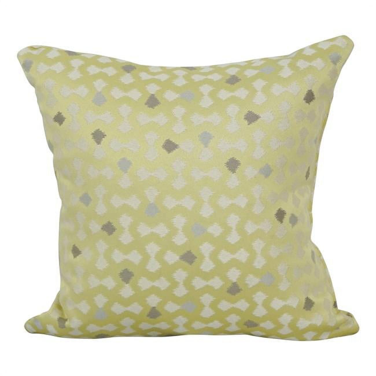 9910-S1-ID-124 17 in. Jacquard Throw Pillows with Inserts, Talamols Pineap