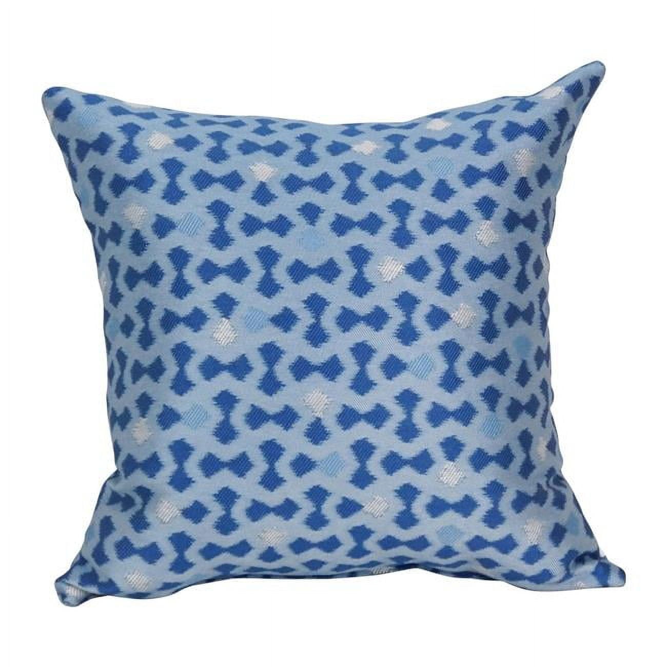 9910-S1-ID-125 17 in. Jacquard Throw Pillows with Inserts, Talamols Skippe
