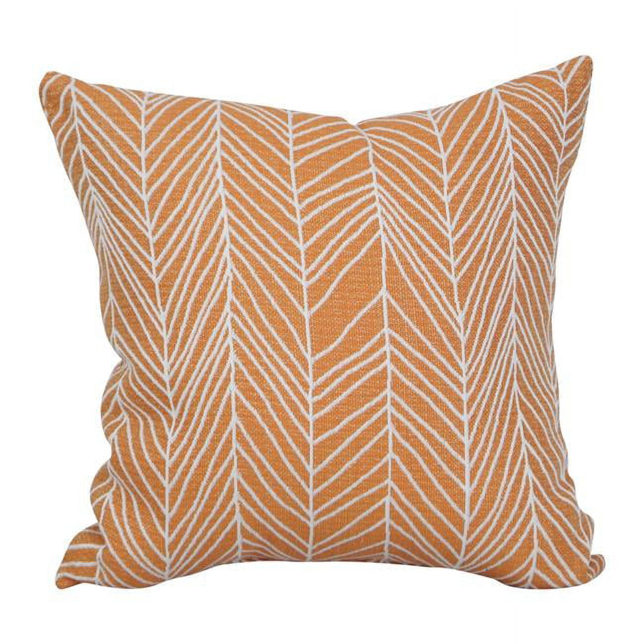 9910-S1-ID-137 17 in. Jacquard Throw Pillows with Inserts, Demeter Bitter