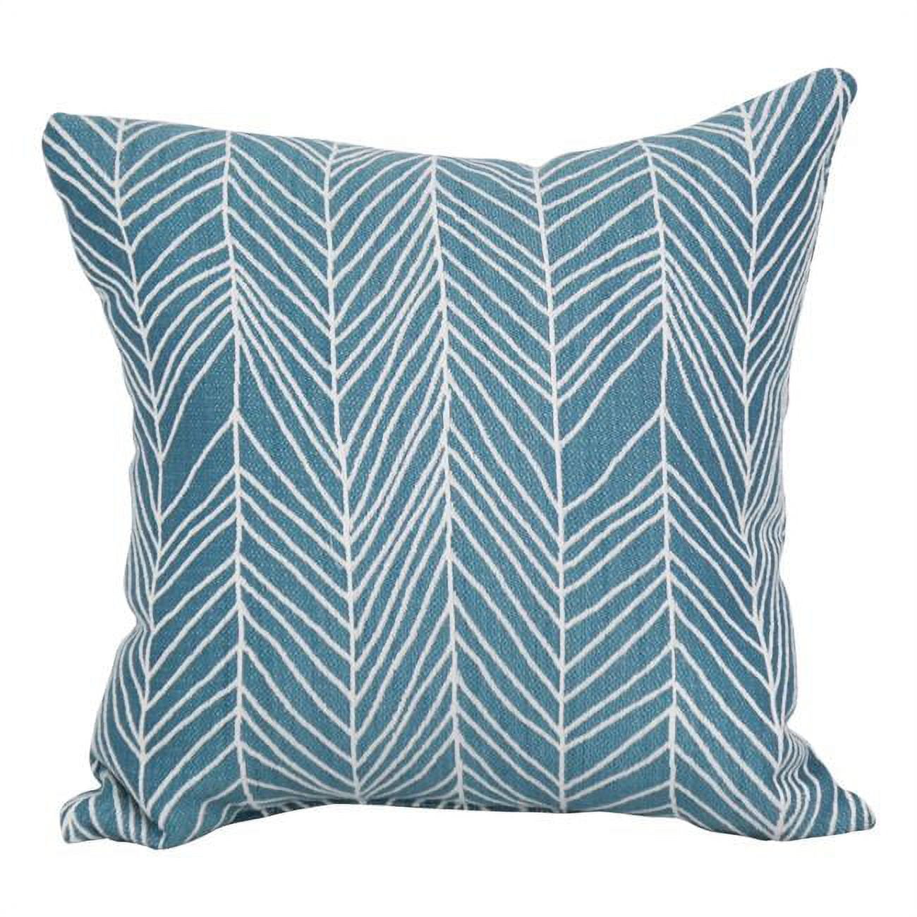 9910-S1-ID-138 17 in. Jacquard Throw Pillows with Inserts, Demeter Caspia