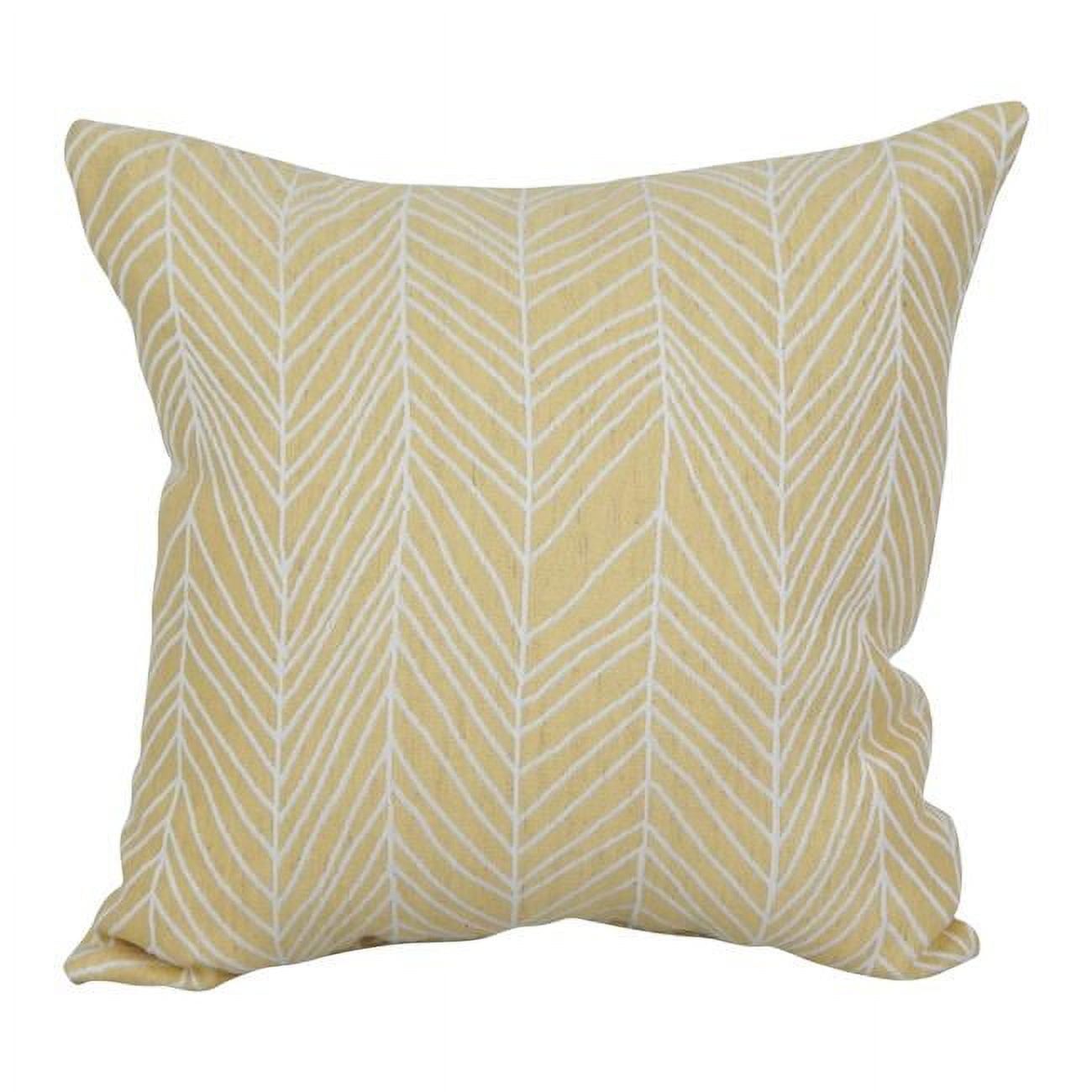 9910-S1-ID-139 17 in. Jacquard Throw Pillows with Inserts, Demeter Lemona