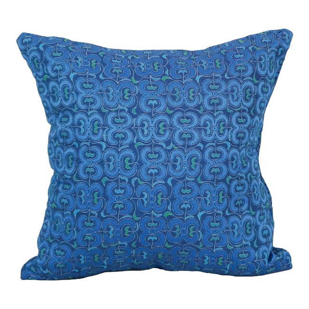 9910-S1-ID-145 17 in. Jacquard Throw Pillows with Inserts, Mahlika Caspia